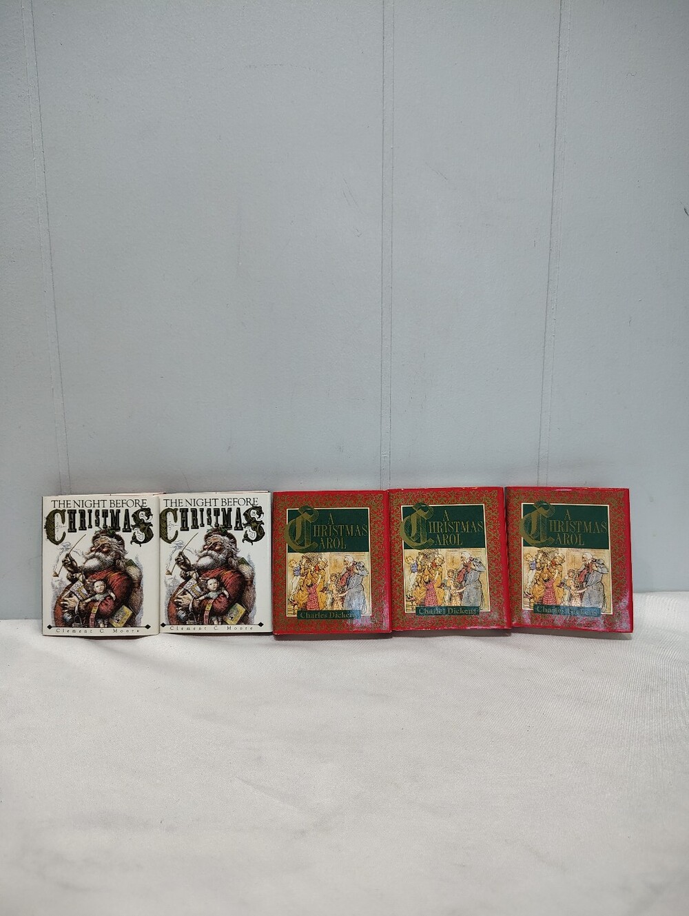 Christmas Miniature Books Lot of 5